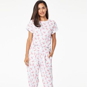 Roller Rabbit Cheetah Garden Tee PJ Set